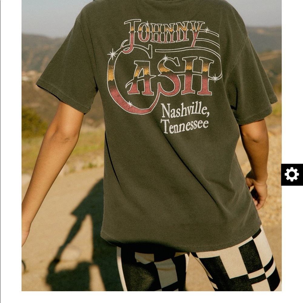 Daydreamer Johnny Cash boyfriend tee